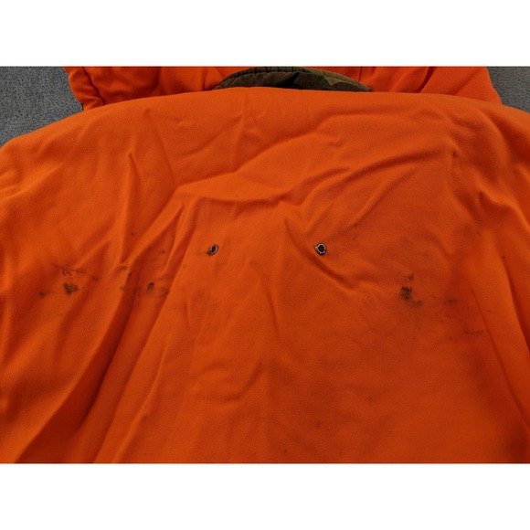 Vintage Johnson Garment Reversible Camo Orange Hunting Jacket‎ Mens Large - Picture 15 of 16